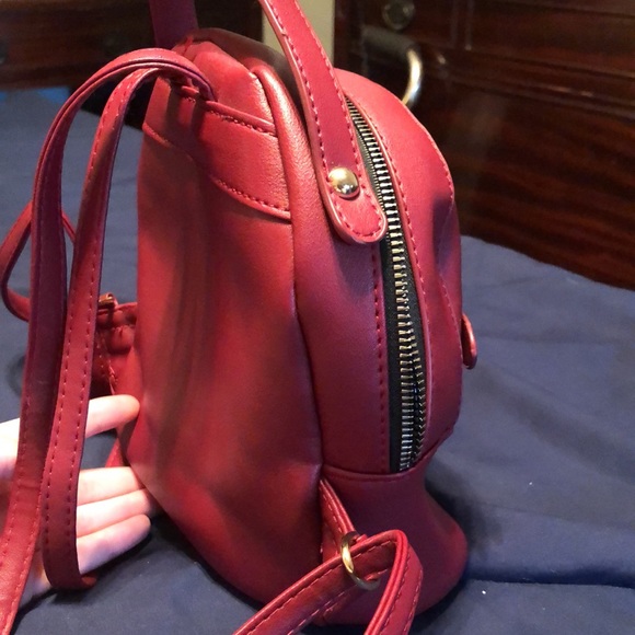 Red mini backpack - Picture 3 of 3